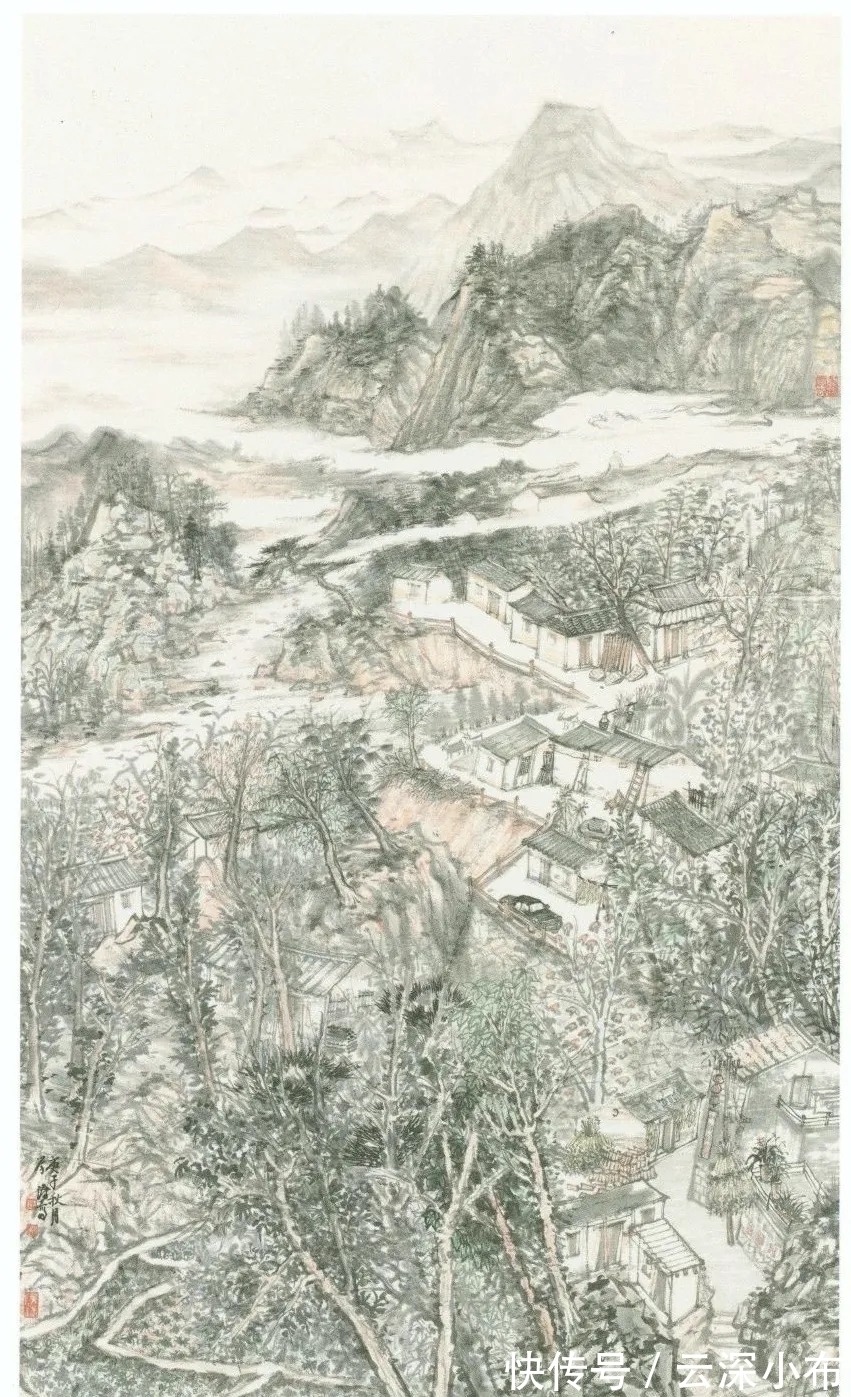 山水画展&一个全国性的山水画展,气韵生动的作品入选率高!