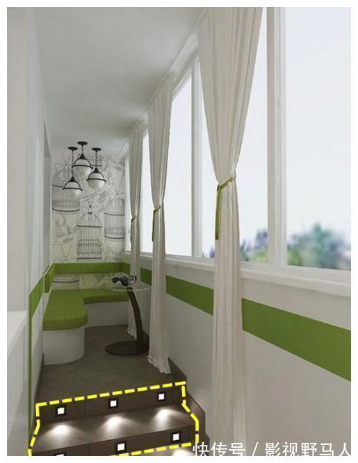 卡座|等以后买房,阳台再也不打柜子了,学他们这么设计“真香”!