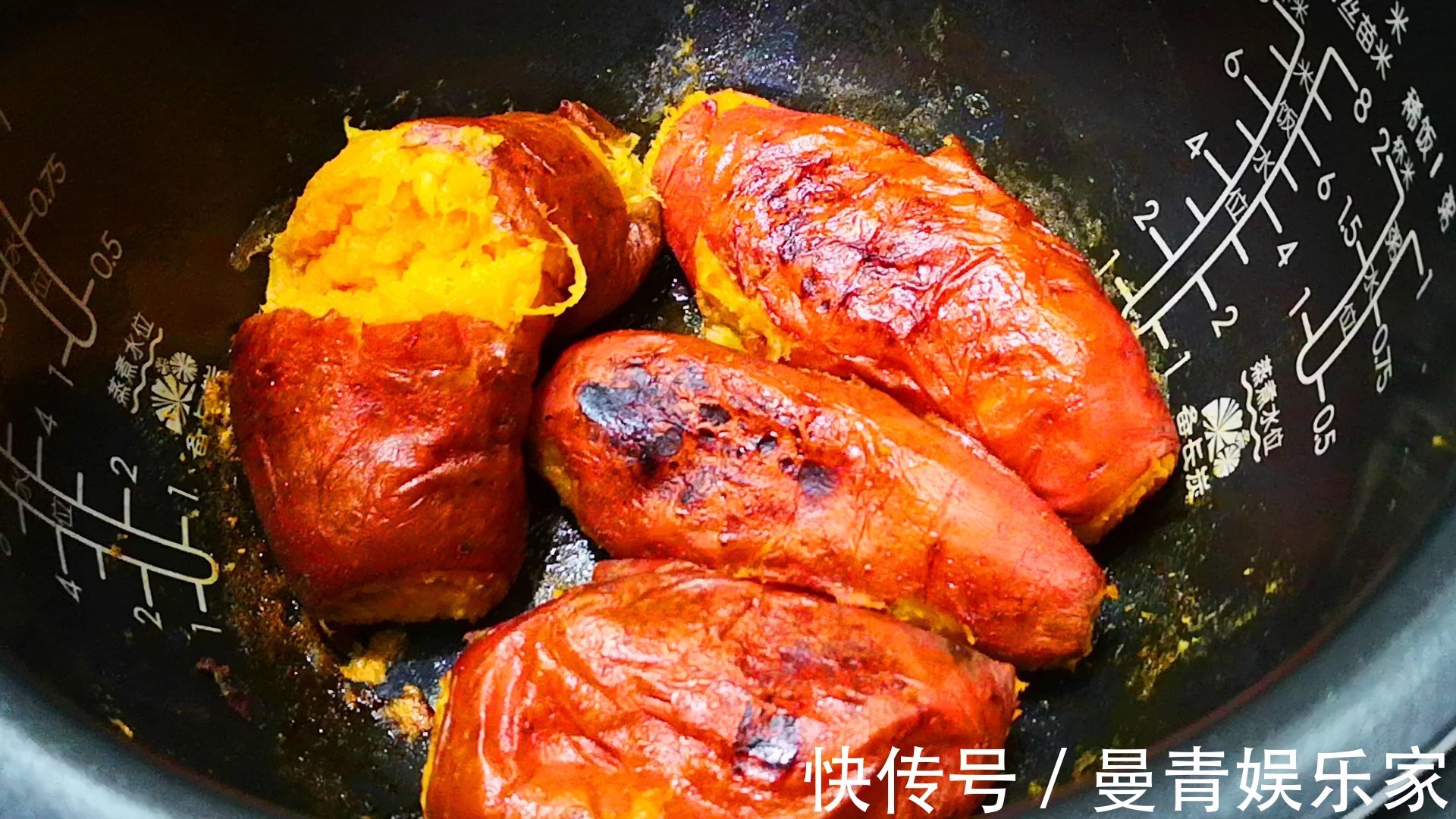 电饭锅烤红薯，可别直接上锅烤，2个小技巧，红薯又香又甜不烧心