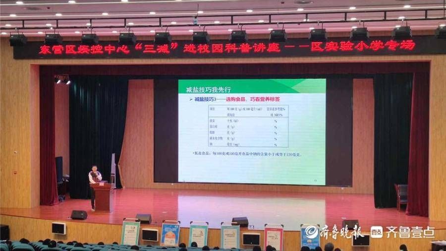 健康生活方式|东营区实验小学：“三减”知识进校园