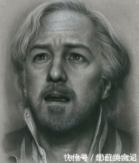 照相机#80后画人物打败冷军,放大10倍毛孔都清晰可见,网友:人肉照相机