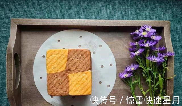 棋格双色吐司|棋格双色吐司 交叉美 学会这一招 想做抹茶做抹茶 想做可可做可可!