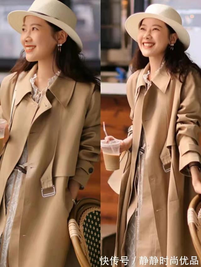 碎花连衣裙 这个秋天“风衣”又火了!学会这几个穿搭小思路,简约且耐看