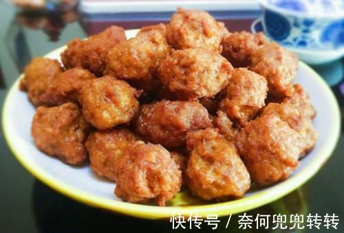 肉馅|炸肉丸怎么做才外酥里嫩?牢记“2放2不放”,肉丸炸好又酥又香