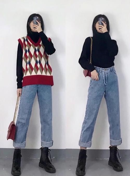 “九分裤+打底衫”,这才是早春正确穿搭方式,轻熟风十足