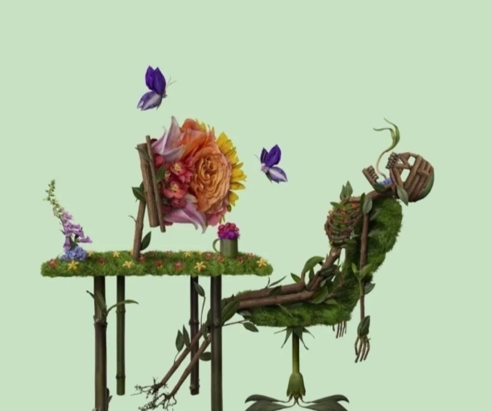 花卉&他拿花瓣、树叶随便一剪一贴就卖23万!网友:买过的人都说“值”