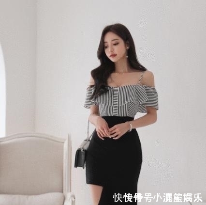 女性 时尚修身的连衣裙，轻松彰显出女性修长的美腿