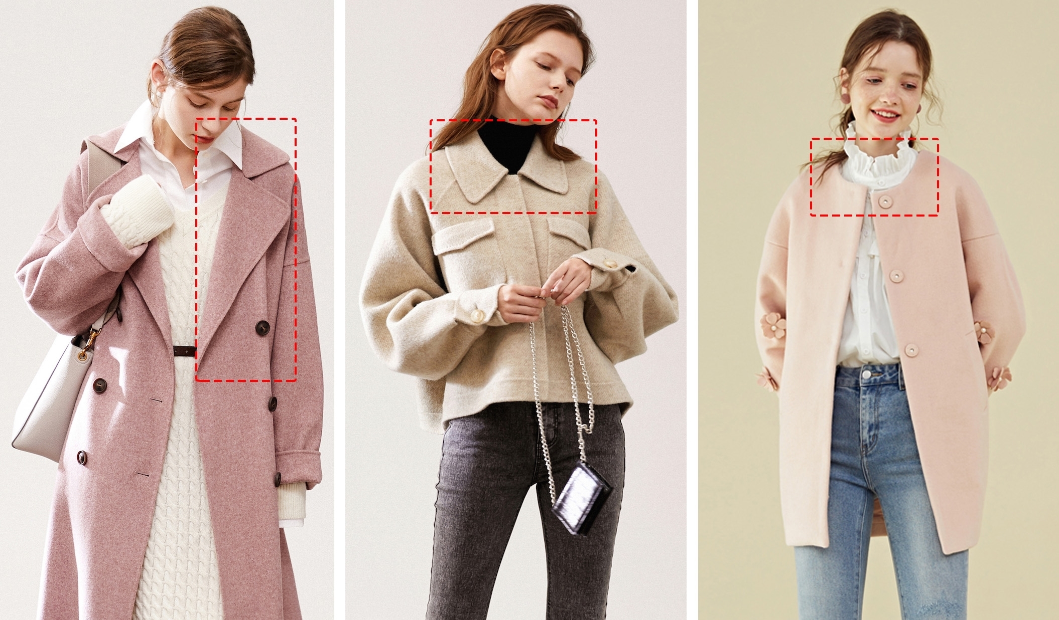 今年的大衣变得越来越前卫洋气了,上身潇洒又利落