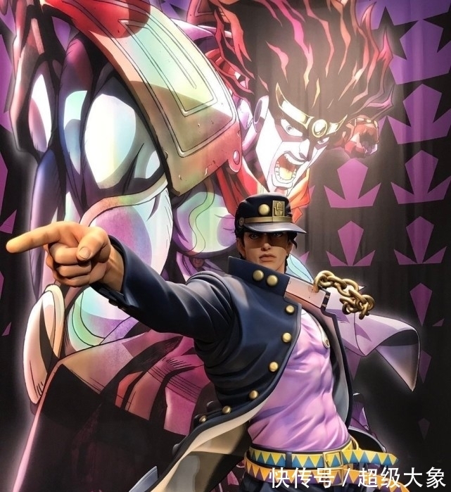 欧拉|JOJO:195cm的等身承太郎好帅气,网友:去合影都没法同框!
