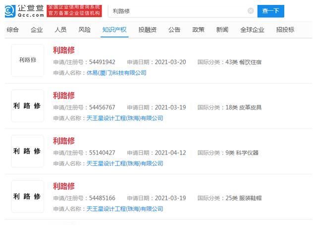 无奈！利路修佛系出圈，下班后却发现姓名被抢注商标