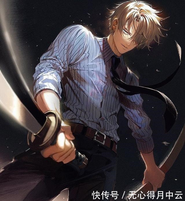 山治|海贼王插画分享,索香戴上眼镜变斯文败类,厨子为索大缝合伤口