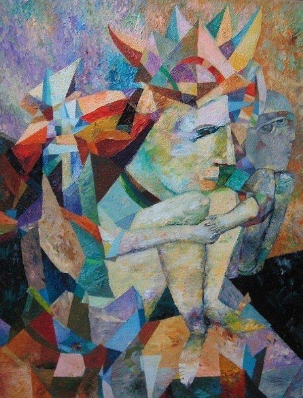 颜色#谢尔盖·雷巴克:世界的艺术家的颜色是明亮、富有表现力