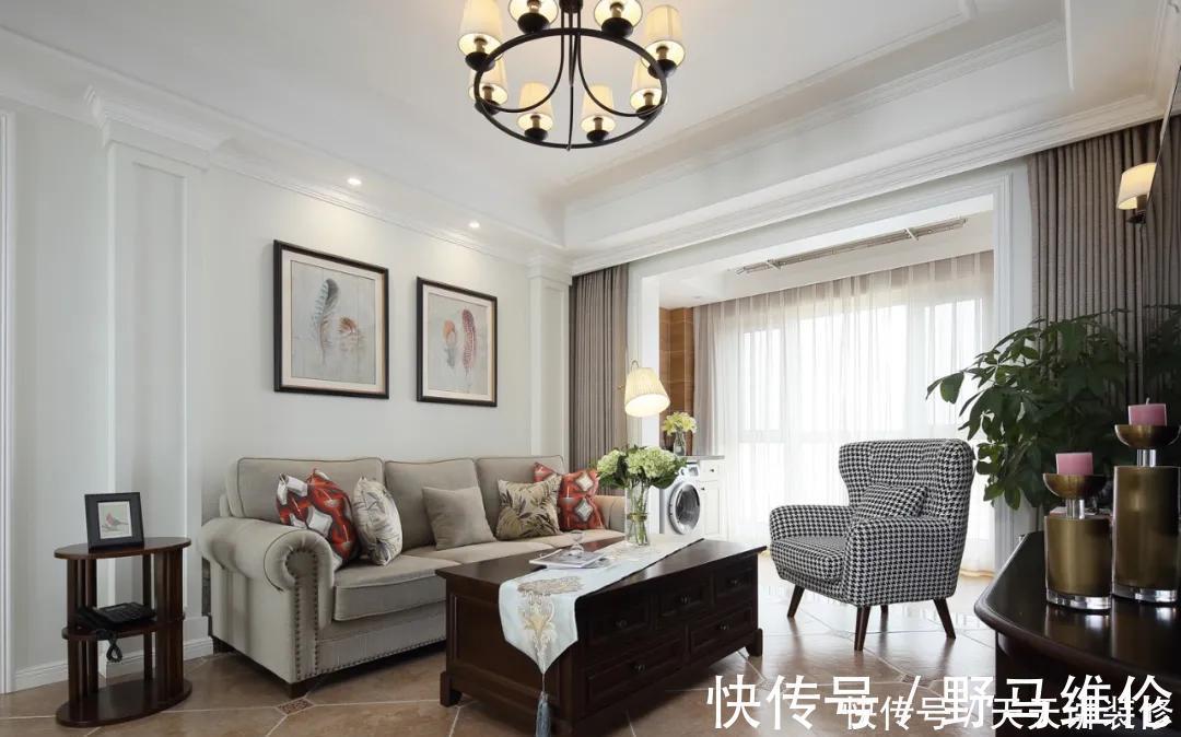 新房|127㎡现代美式风格新房装修,浪漫优雅简洁大方!