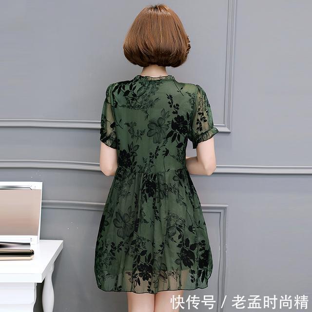 印花连衣裙 适合29~37女士的8款裙装,修身减龄样样行