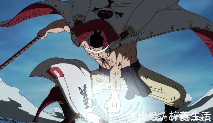 白胡子|海贼王顶上战争已有高级武装色概念,这是赤犬血厚的主要原因!