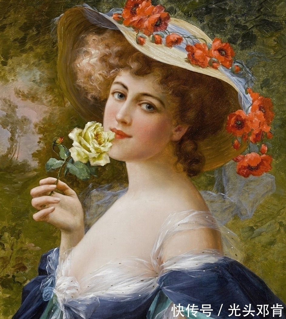 弗农&他最擅长画美女,埃米尔·弗农Emile Vernon油画美女作品鉴赏