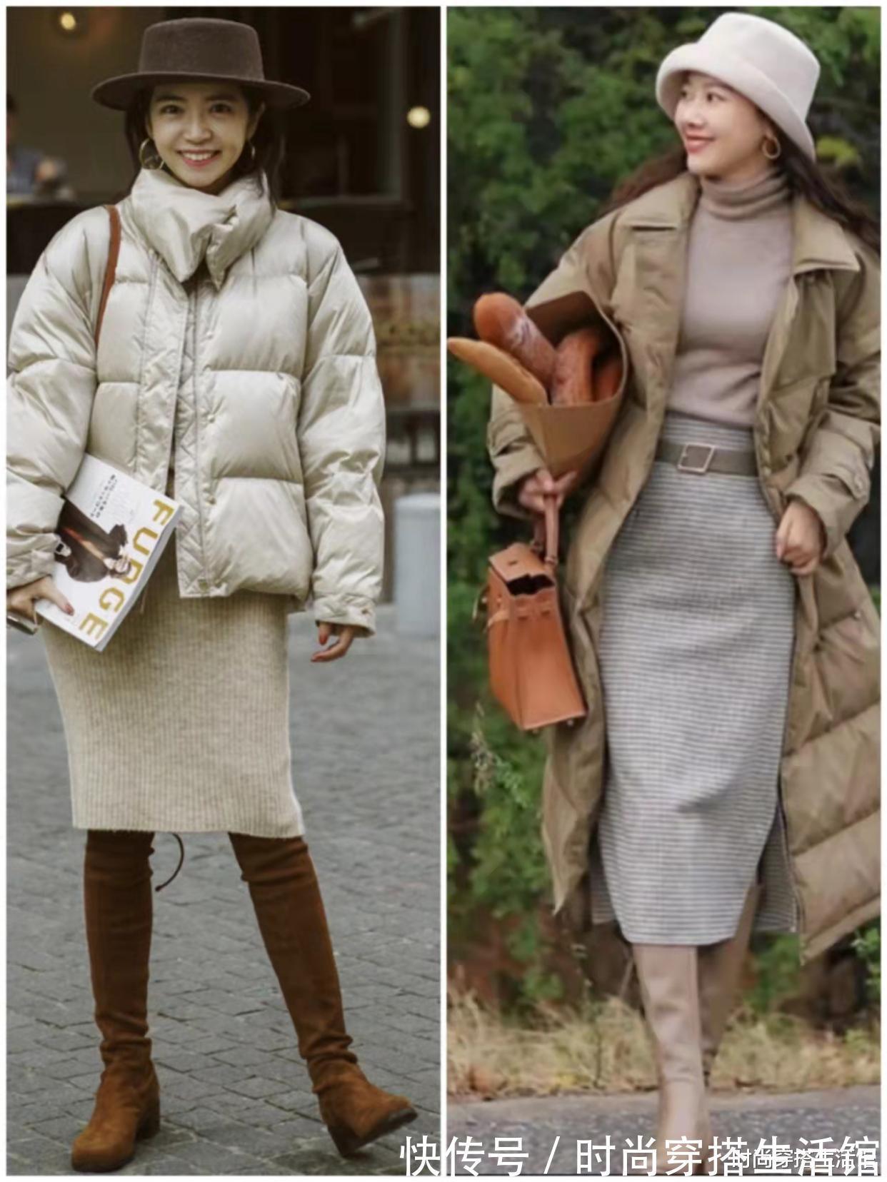 充气感|长款羽绒服穿起来太臃肿?记住这3个搭配细节,轻松穿出时尚感