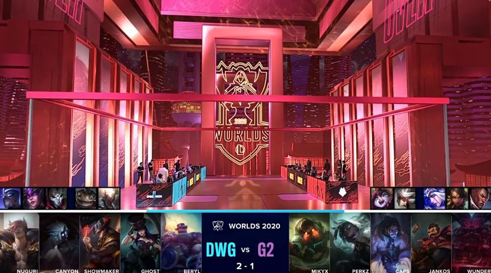 决赛|实力差距DWG轻取G2 时隔六年世界赛再次上演中韩大战！