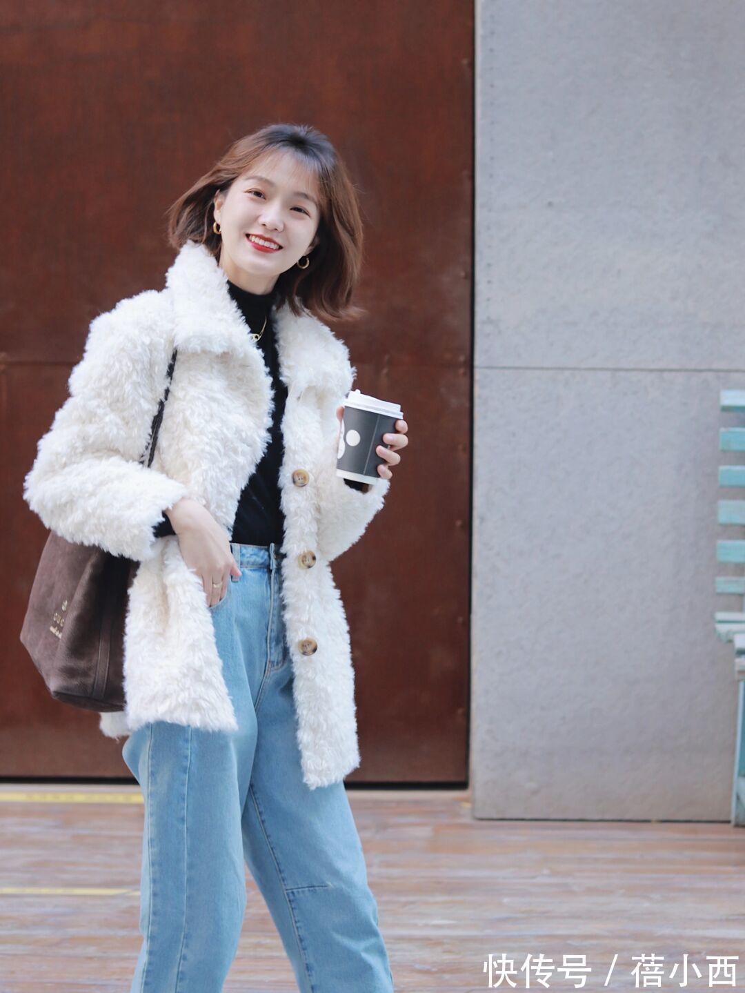 穿搭 冬季穿衣保暖是重点,试试“羊羔绒外套”的搭配,这些技巧够你用