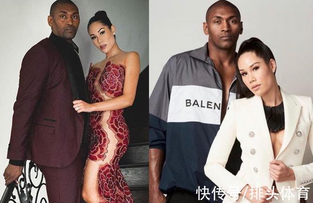 nb慈世平韩裔娇妻晒近照，身材太养眼！NBA罕见黑白配，真有眼光