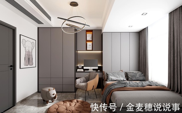 灰色调|特别时尚的现代风格平层,这个客厅可太有感觉了!