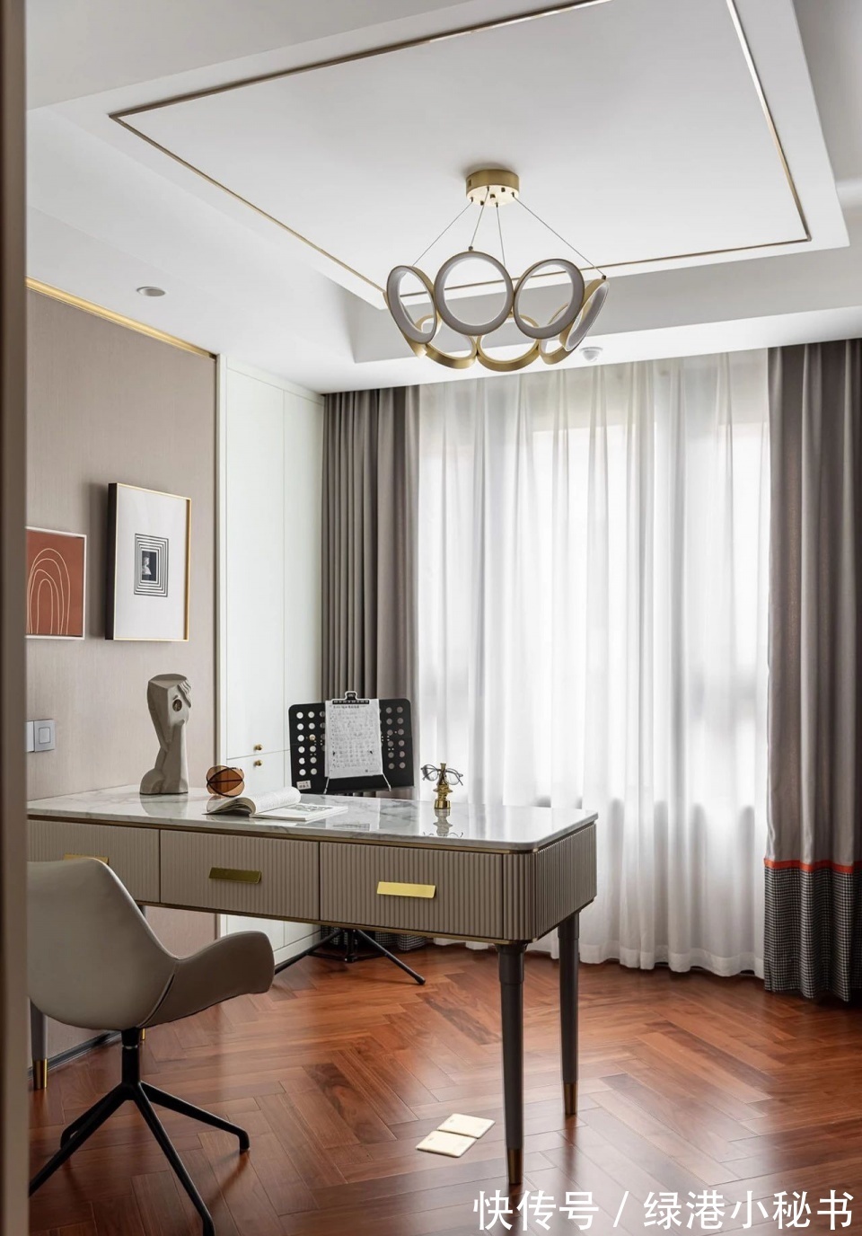 灰白调|装修案例欣赏:现代轻奢并不是华而不实!看了就会爱上!