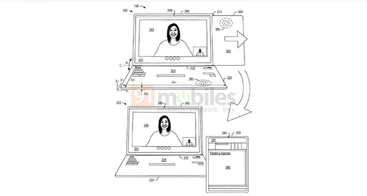 专利|联想展示新技术专利 笔记本内置可拆卸式平板