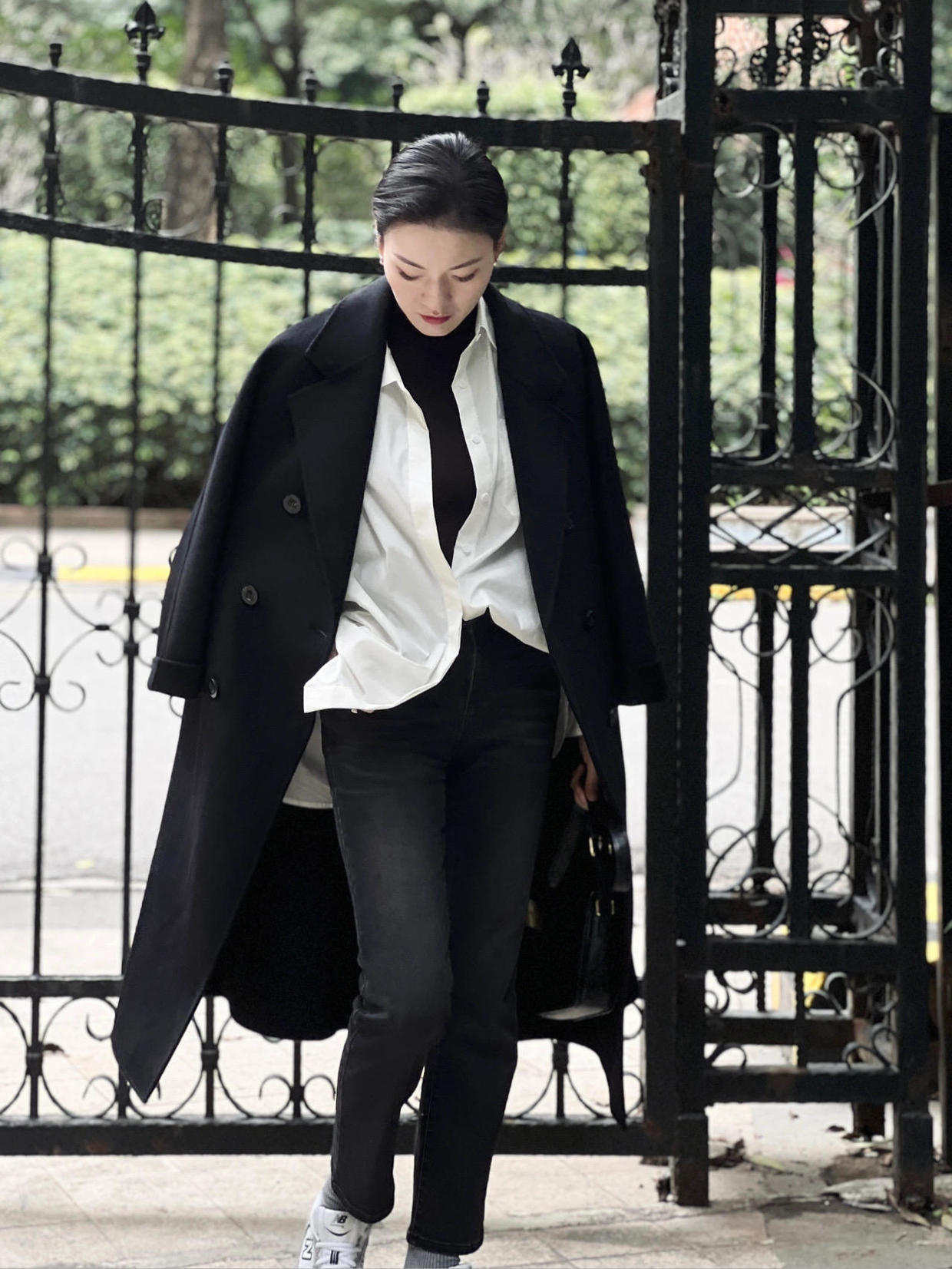 灰色调 这才是大衣的正确打开方式,chic优雅又高级,潮人必备