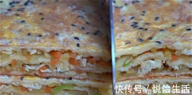 玉米面这样做真好吃，一擀一煎，5分钟出锅，连吃一个月都不腻