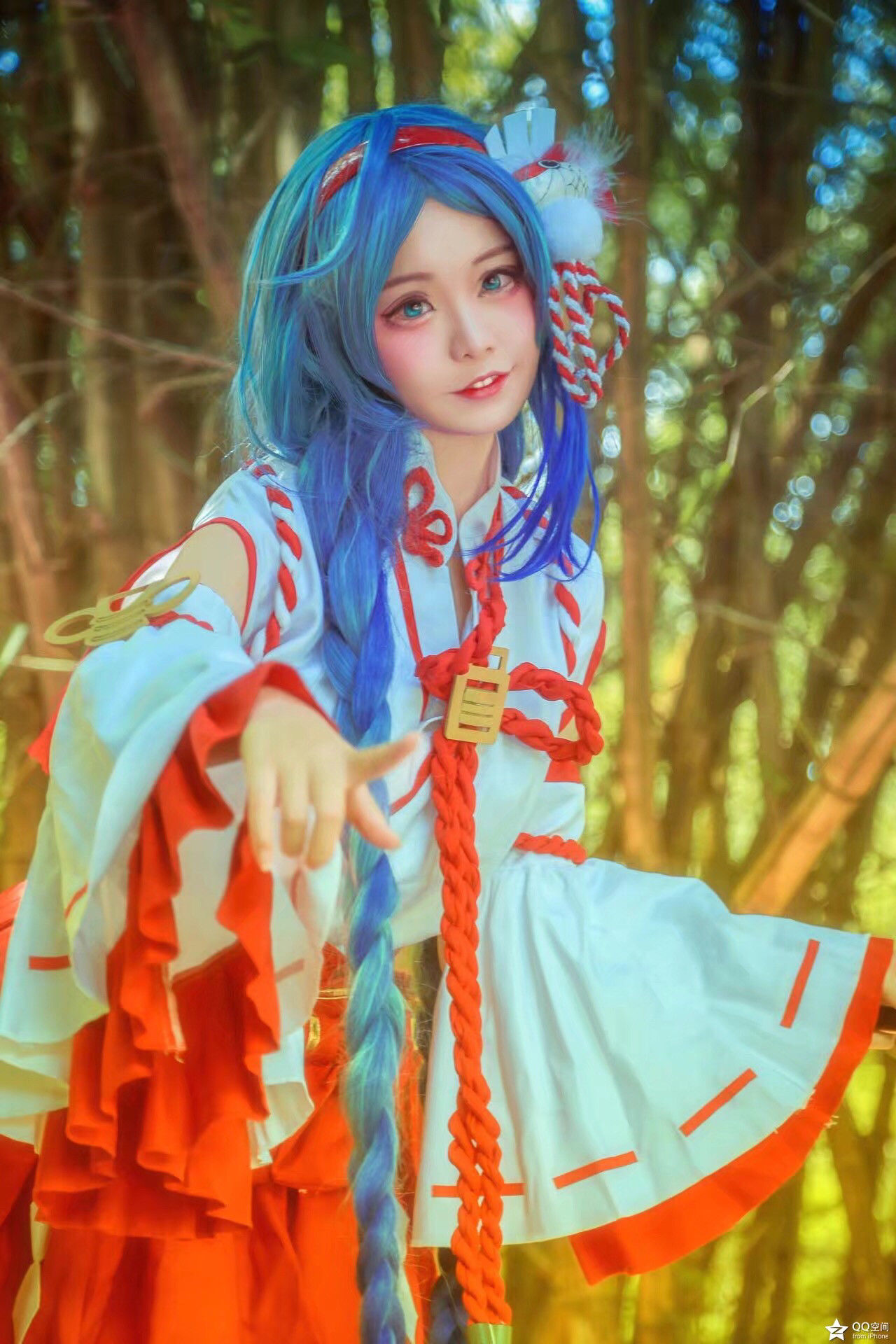 荣耀|王者荣耀大乔cosplay，守望着天空，大海和你的回忆