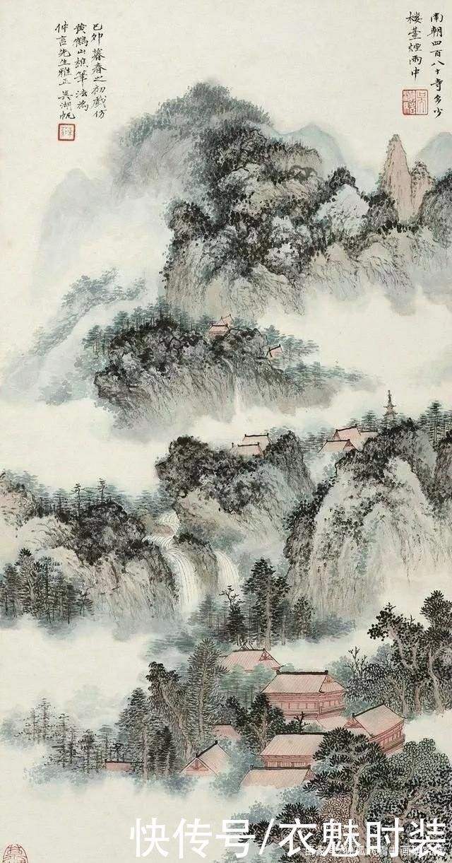 山水画|张大千曾经高度完美,傅雷却对他的山水持贬低之态,究竟为何