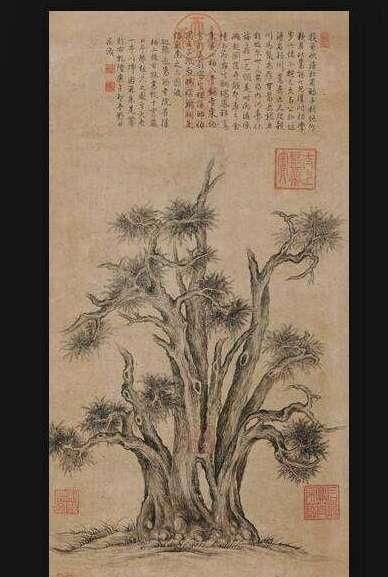 嵩阳汉柏图|祖传的乾隆古画,被专家鉴定是“赝品”,17万买下后转手卖8700万