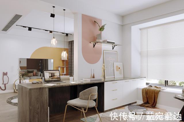 简餐|129㎡一人居引爆业主群,开放式书房+步入式衣帽间绝了