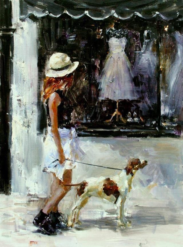 艺术学院!奔放的心:俄罗斯女画家安捷利卡超凡脱俗、别具一格的油画作品