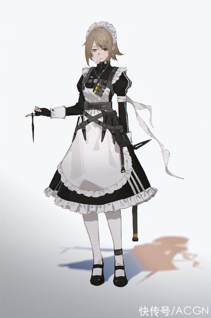 黑礁|画师大佬笔下全副武装的修女和女仆,物理超度什么的也太帅了吧