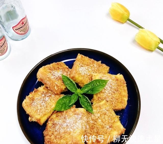 麦片|简单早餐推荐,脆皮吐司。简单又好吃!