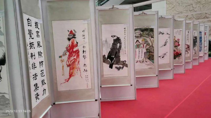 济南市防范非法集资书画展暨颁奖典礼在龙奥大厦召开