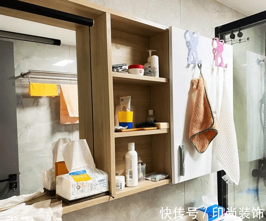 厨房|黄石印尚装饰 ▏爆改98㎡老房,厨房连推两堵墙,客厅是全小区最美的!