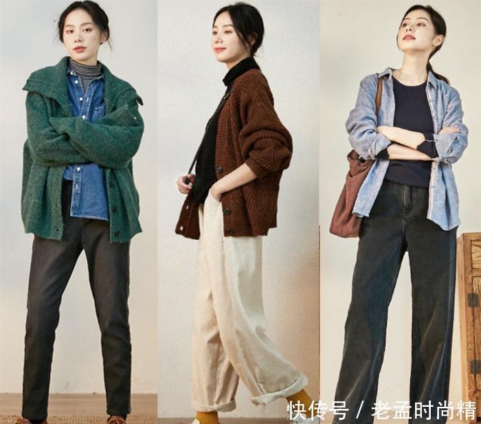 女人再懒, 也少穿小黑裤, 今年流行这5种裤子, 搭配外套特好看