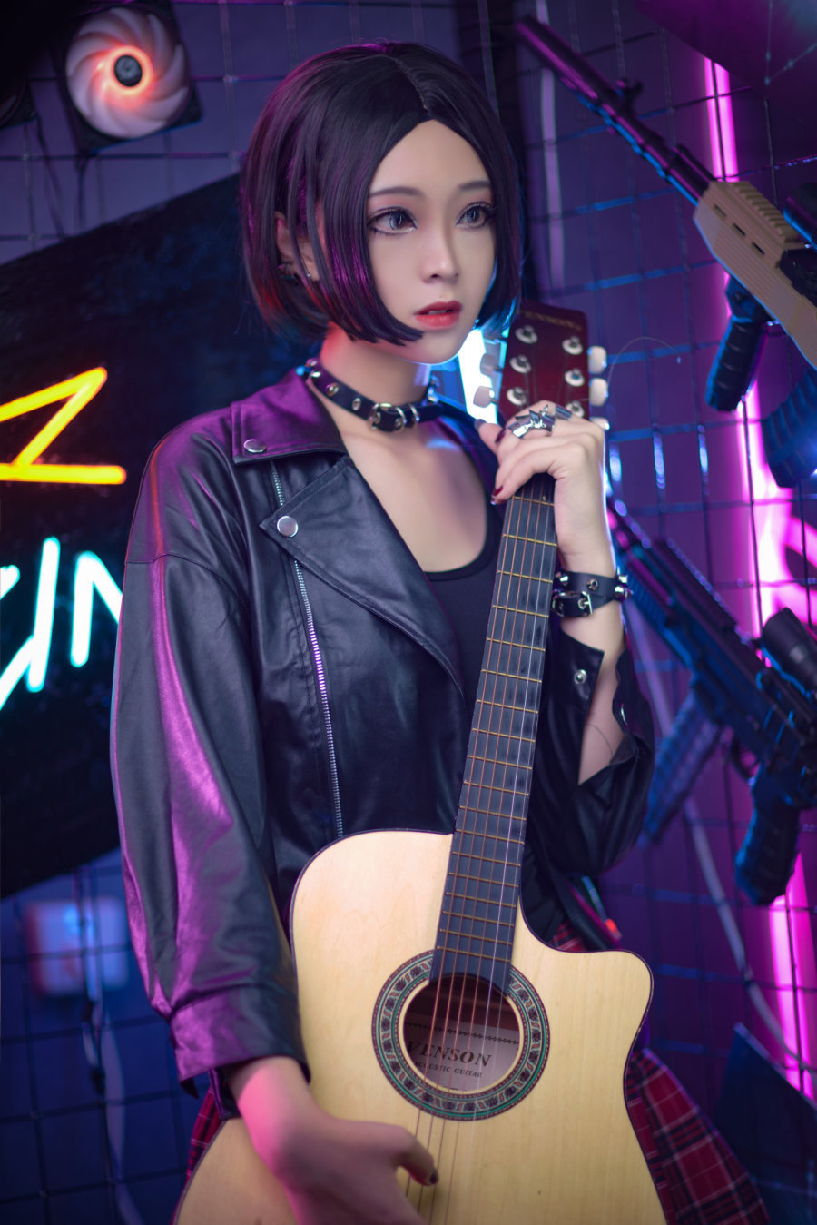 冷酷|cos:NANA大崎娜娜,展现经典冷酷气质