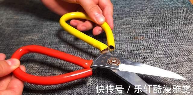 摩擦|剪刀生锈变钝教你一个小妙招,一个易拉罐,剪刀立马锋利如新