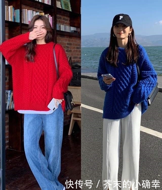 春天的毛衣有点“不一样”,跟博主学这样穿才好看