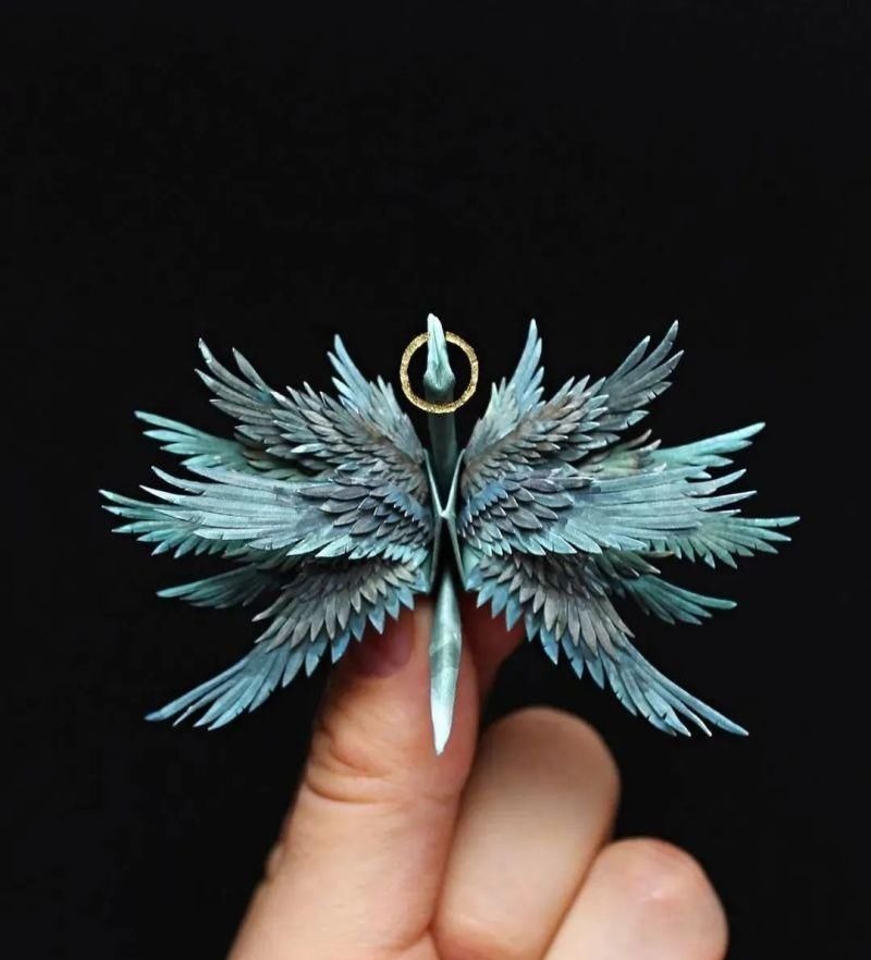 灵感$抑郁小哥把一只2毛钱的千纸鹤折成了我买不起的样子,不但病好了还年入百万