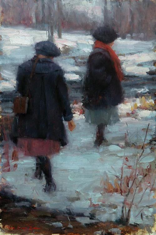 美少女!从小就渴望成为一个艺术家!美国画家笔下美少女油画欣赏