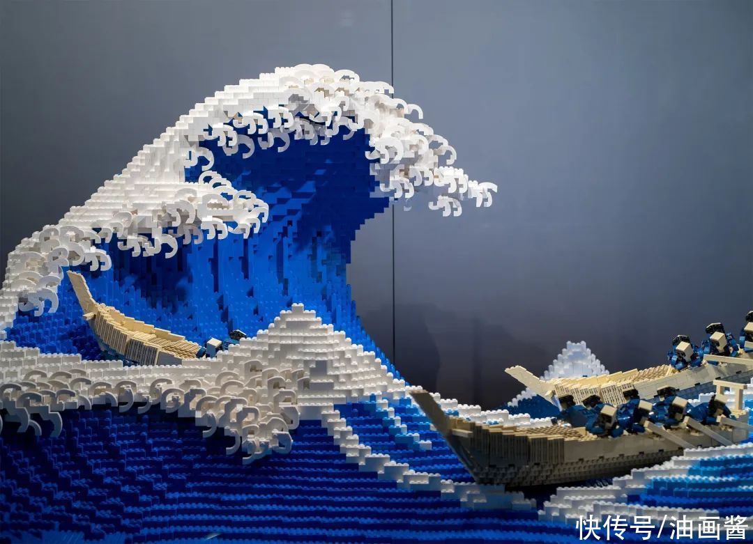  艺术|用5万块积木仿制世界名画，成年人又一次，从小学生手里抢回玩具