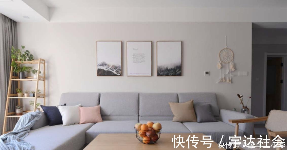 新房|客厅造个“假阳台”,一进门就被迷住了,这套92㎡新房,太温馨