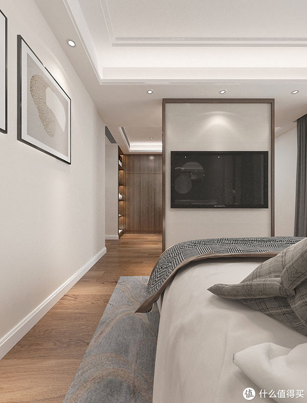 主卧室|福州夫妻的现代风装修,真的太高级了,全屋充满了时尚和前卫气息