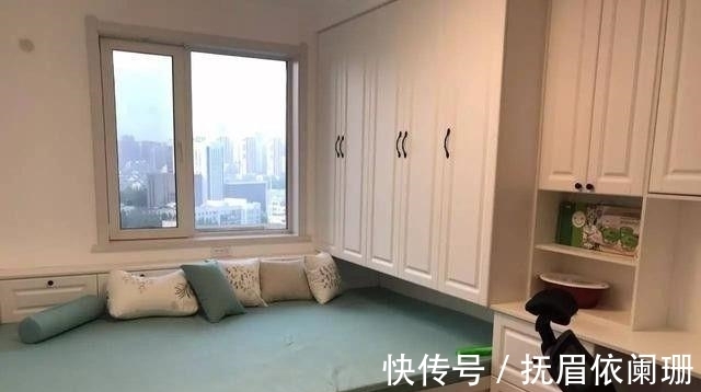 墙面|同事婚房, 头一次见阳台安装拖把池, 厨房地砖真的好漂亮