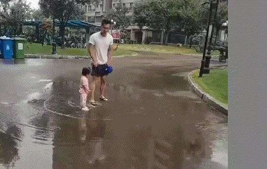 |搞笑GIF趣图:我们北方的饺子是这样放的,不知道南方的怎么放