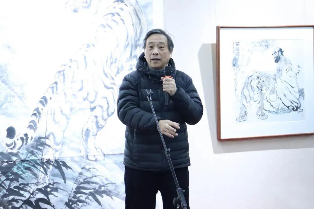 美术家协会#“虎虎生气——何业琦中国水墨画展”在陶氏艺术馆温暖开幕